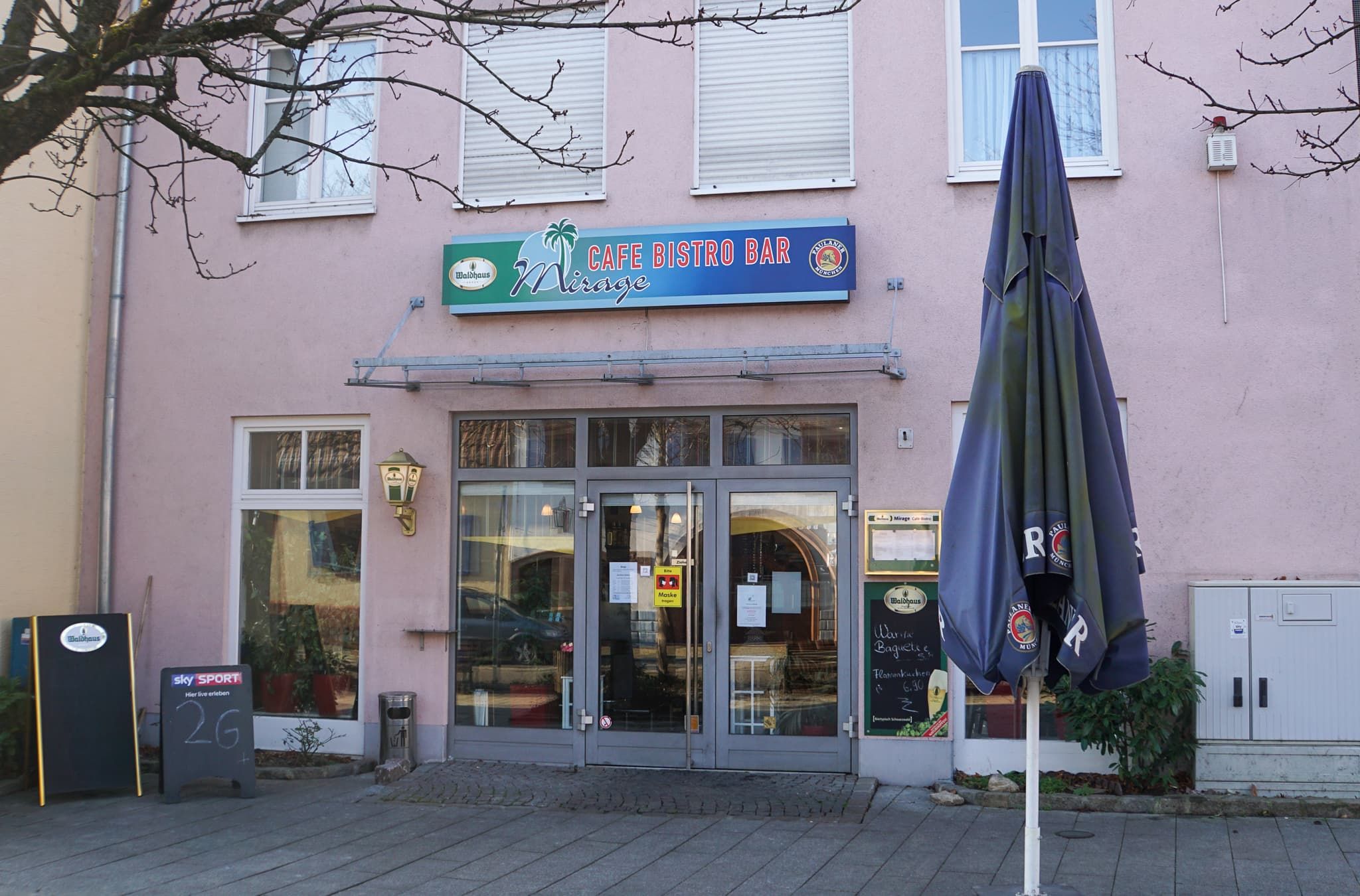 Das Bistro von Außen